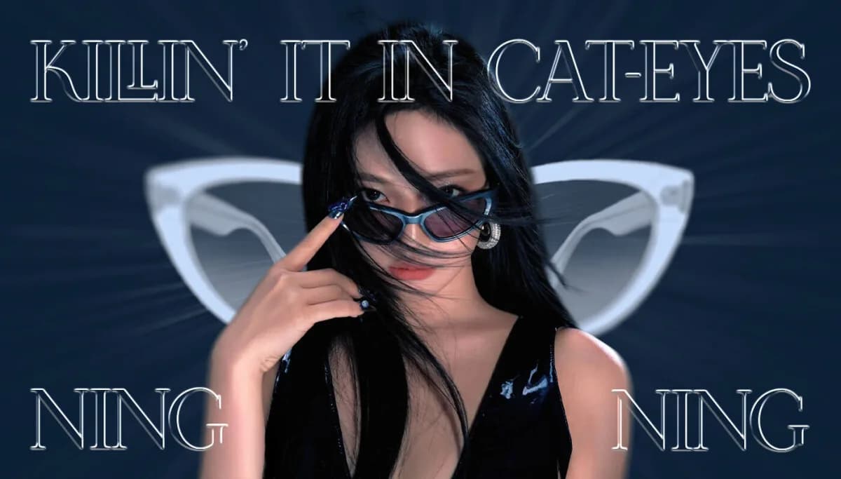 aespa Star Ning Ning Wins First Place in Sunglasses Poll
