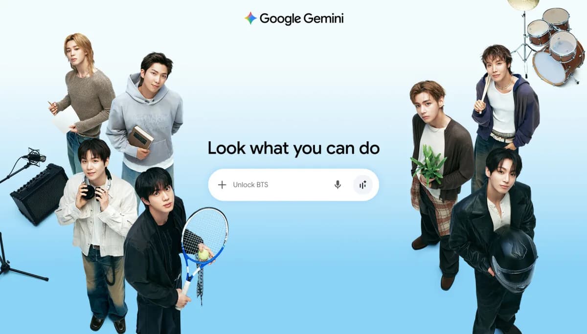 BTS Partners with Google Gemini for New Interactive Fan Features