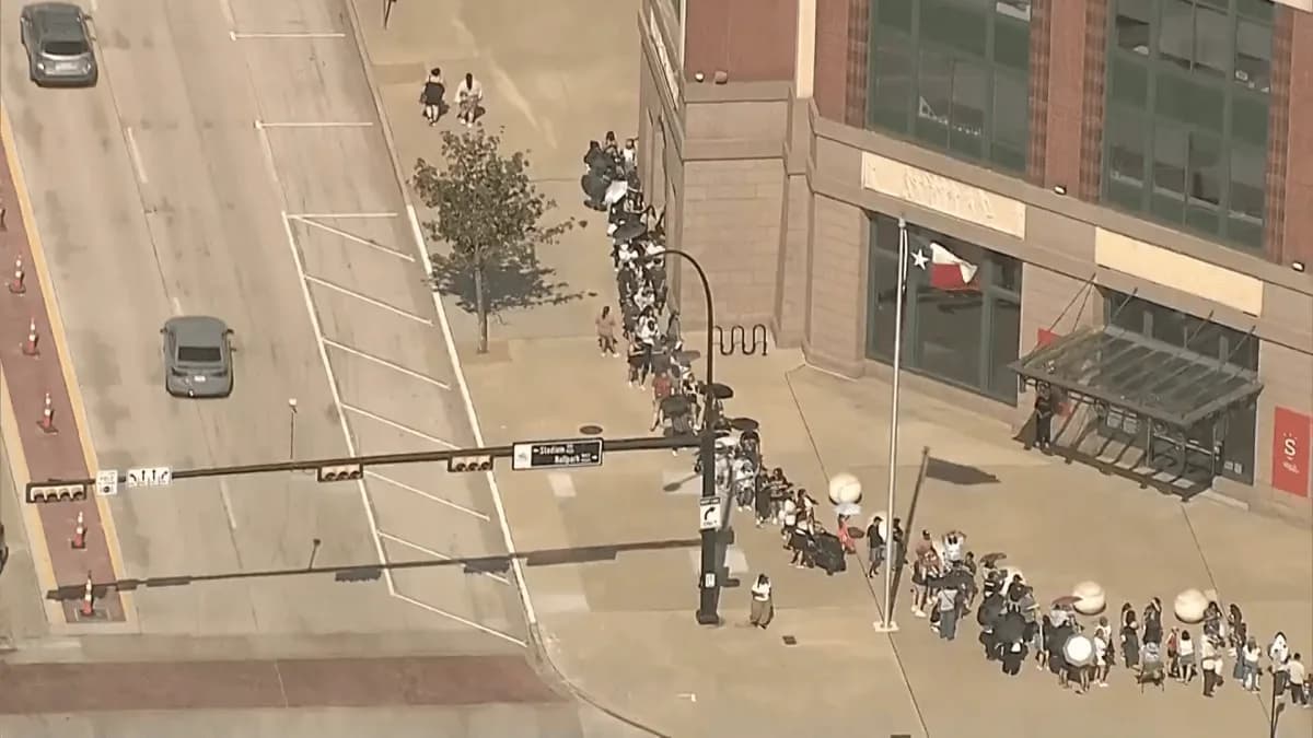 BTS Sells Out Arlington Shows as Fans Line Up for Merch